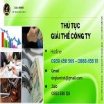 Dịch vụ giải thể công ty trọn gói tại Phú Thọ