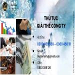 Dịch vụ giải thể công ty trọn gói tại Quảng Ninh