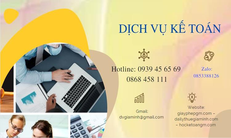 Dịch vụ kế toán Quận Dương Kinh uy tín