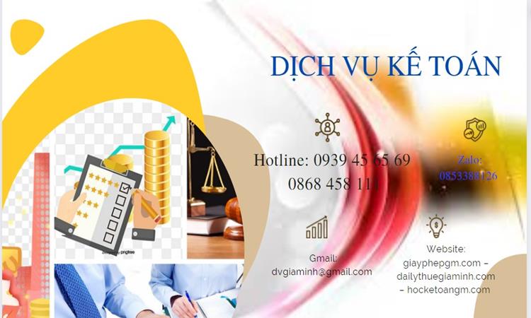 Dịch vụ kế toán Thị Xã Sơn Tây uy tín