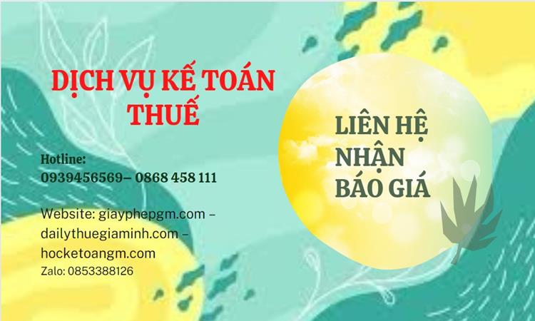 DỊCH VỤ KẾ TOÁN TRỌN GÓI TẠI HUYỆN CỦ CHI CHÍNH XÁC NHẤT 5 Dịch vụ kế toán thuế Huyện Củ Chi