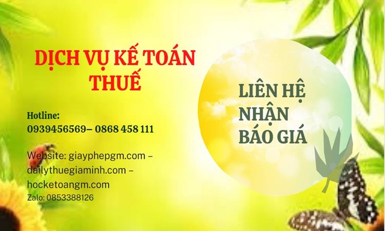 DỊCH VỤ KẾ TOÁN TRỌN GÓI TẠI HUYỆN NHÀ BÈ CHÍNH XÁC NHẤT 5 Dịch vụ kế toán thuế Huyện Nhà Bè