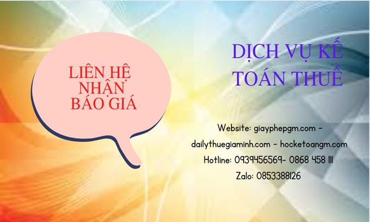 DỊCH VỤ KẾ TOÁN TRỌN GÓI TẠI HUYỆN THỚI LAI CHÍNH XÁC NHẤT 5 Thủ tục mở công ty dịch vụ bảo vệ tại Quận 5 Dịch vụ kế toán thuế Huyện Thới Lai