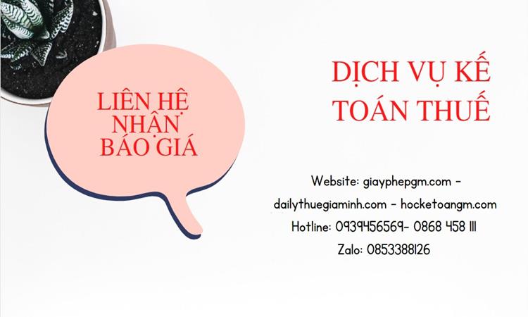 Dịch vụ kế toán thuế Quận Ba Đình