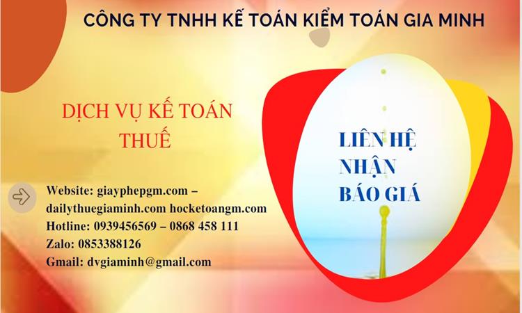 Dịch vụ kế toán thuế Quận Tân Phú
