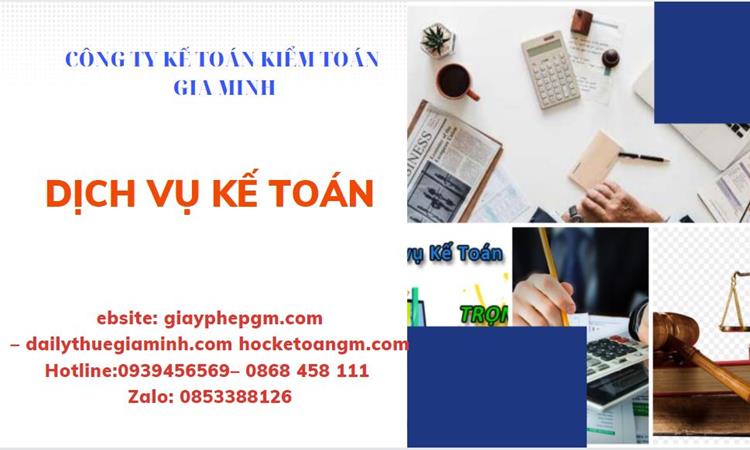 Dịch vụ kế toán thuế tại Quận Ba Đình trọn gói