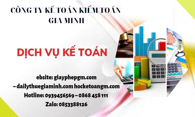 Dịch vụ kế toán thuế tại Quận Bắc Từ Liêm trọn gói