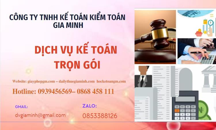 DỊCH VỤ KẾ TOÁN TRỌN GÓI UY TÍN NHẤT TẠI QUẬN GÒ VẤP 4 Dịch vụ kế toán trọn gói giá rẻ tại Quận Gò Vấp