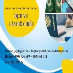 Làm hộ chiếu ở trà vinh 6 Dịch vụ làm hộ chiếu uy tín ở Trà Vinh