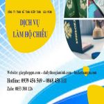 Làm hộ chiếu ở vĩnh phúc 6 Dịch vụ làm hộ chiếu uy tín ở Vĩnh Phúc