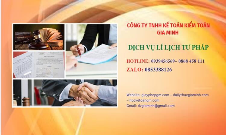 HƯỚNG DẪN THỦ TỤC LÀM LÝ LỊCH TƯ PHÁP TẠI HUẾ 8 Dịch vụ làm lý lịch tư pháp tại Huế ở đâu uy tín