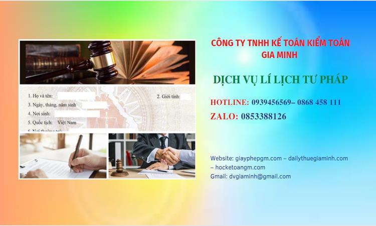 HƯỚNG DẪN THỦ TỤC LÀM LÝ LỊCH TƯ PHÁP TẠI NINH BÌNH 7 Dịch vụ làm lý lịch tư pháp tại Ninh Bình ở đâu uy tín