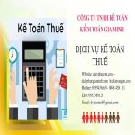 Dịch vụ quyết toán thuế hàng tháng tại Quận 6