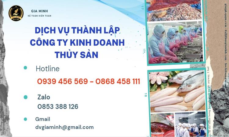 Dịch vụ thành lập công ty thủy sản 4 Dịch vụ thành lập công ty kinh doanh thủy sản