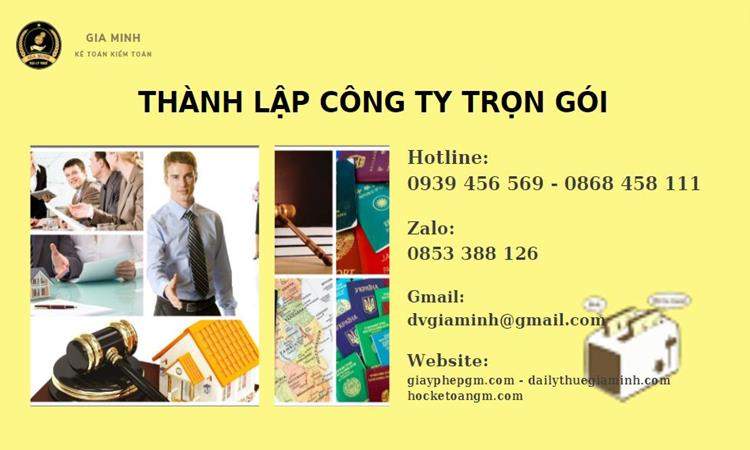 Dịch vụ đăng ký thành lập công ty trọn gói tại TPHCM nhanh – đúng luật – tiết kiệm 4 Dịch vụ thành lập doanh nghiệp ở tphcm