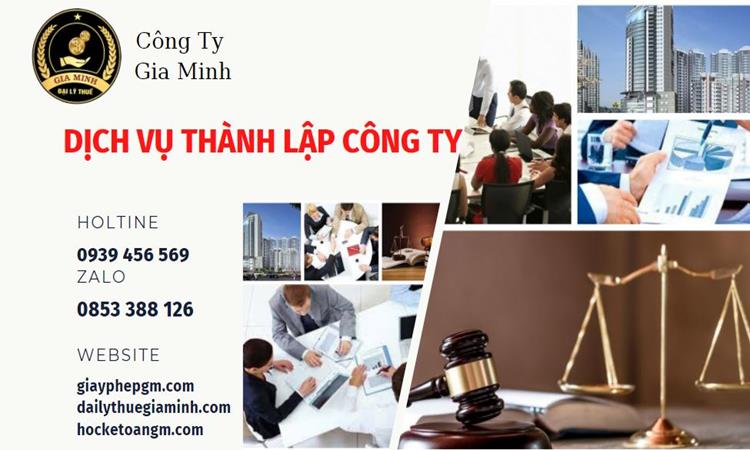 Dịch vụ thành lập doanh nghiệp tại Bà Rịa Vũng Tàu