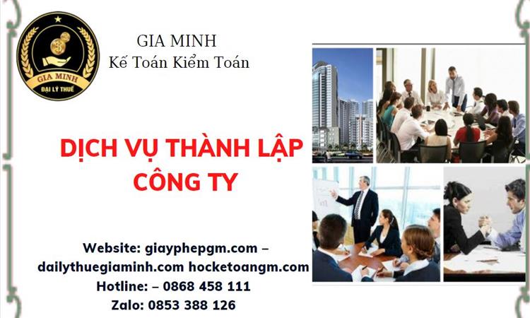 Dịch vụ thành lập doanh nghiệp tại Bắc Ninh