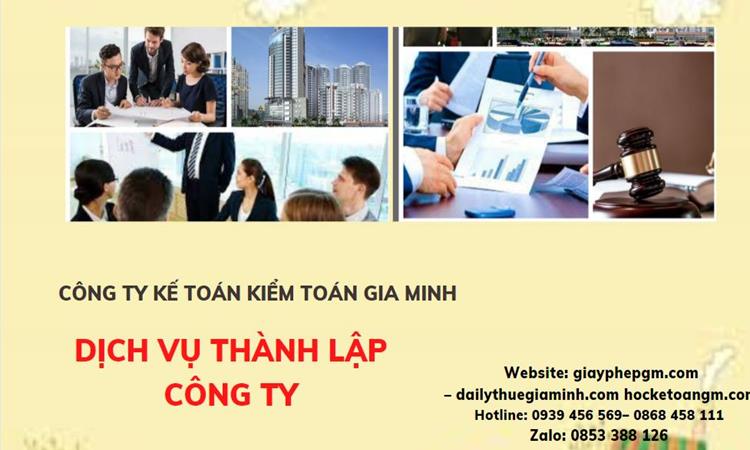 Dịch vụ thành lập doanh nghiệp tại Bến Tre
