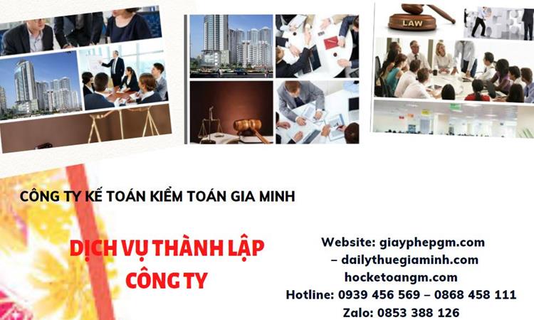 Dịch vụ thành lập doanh nghiệp tại Bình Định