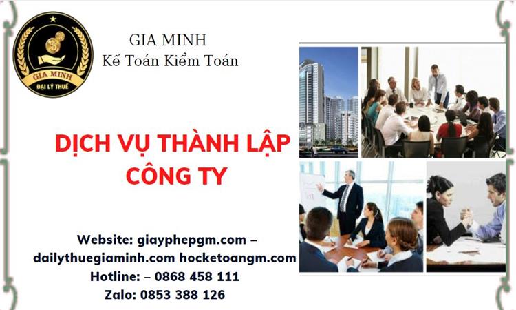 Dịch vụ thành lập doanh nghiệp tại Đắk Nông