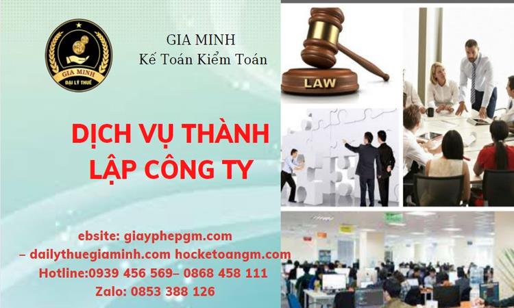 Dịch vụ thành lập doanh nghiệp tại Đồng Tháp