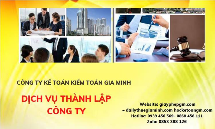 Dịch vụ thành lập doanh nghiệp tại Huyện Bình Lục