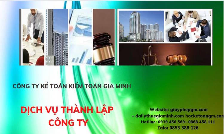 Dịch vụ thành lập doanh nghiệp tại Huyện Nhà Bè