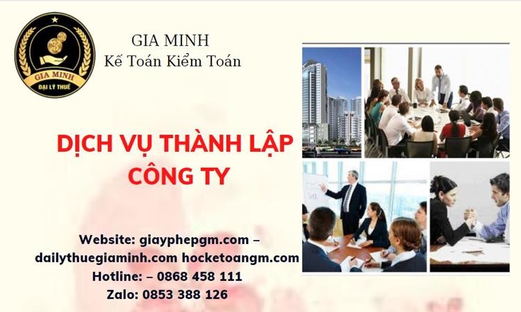 Dịch vụ thành lập doanh nghiệp tại Huyện Thường Tín