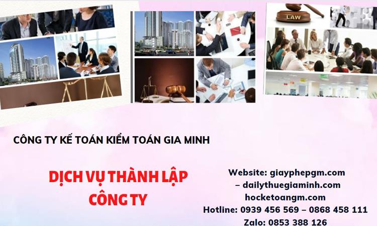 Dịch vụ thành lập doanh nghiệp tại Huyện Vĩnh Thạnh
