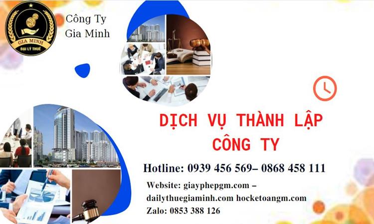 Dịch vụ thành lập doanh nghiệp tại Nam Định