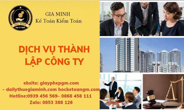 Dịch vụ thành lập doanh nghiệp tại Quận 1