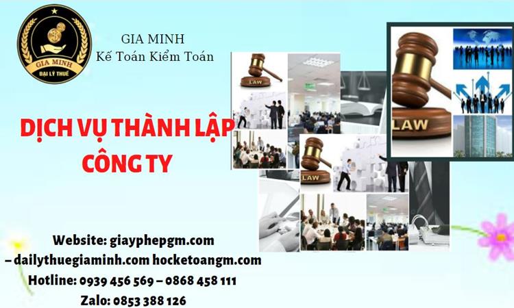 Dịch vụ thành lập doanh nghiệp tại Quận 10