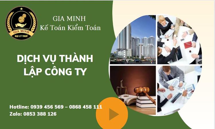 Dịch vụ thành lập doanh nghiệp tại Quận 5