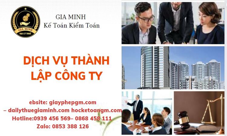 Dịch vụ thành lập doanh nghiệp tại Quận 9