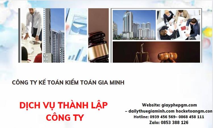 Dịch vụ thành lập doanh nghiệp tại Quận Gò Vấp