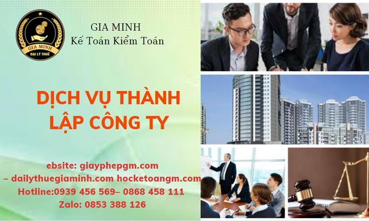 Dịch vụ thành lập doanh nghiệp tại Quận Tân Bình