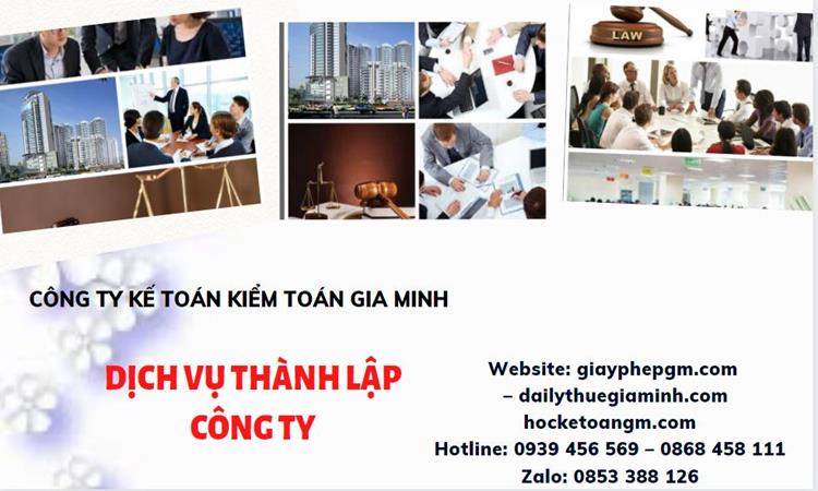Dịch vụ thành lập doanh nghiệp tại Quận Tây Hồ