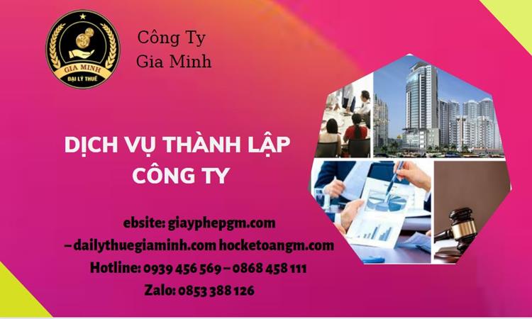 Dịch vụ thành lập doanh nghiệp tại Thanh Hóa