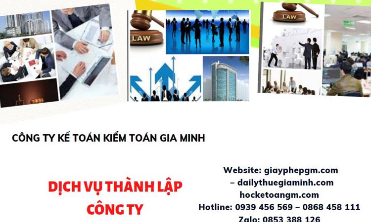 Dịch vụ thành lập doanh nghiệp tại Thành Phố Hà Nội