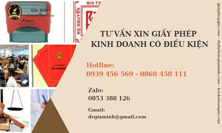 Dịch vụ tư vấn xin giấy phép kinh doanh có điều kiện