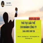 Giải thể chi nhánh công ty cổ phần trọn gói tại Lạng Sơn