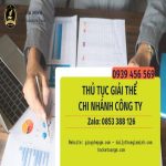 Giải thể chi nhánh công ty cổ phần trọn gói tại TP Đà Nẵng