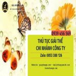Thủ tục giải thể chi nhánh công ty cổ phần tại TP Hà Nội 14 Giải thể chi nhánh công ty cổ phần trọn gói tại TP Hà Nội