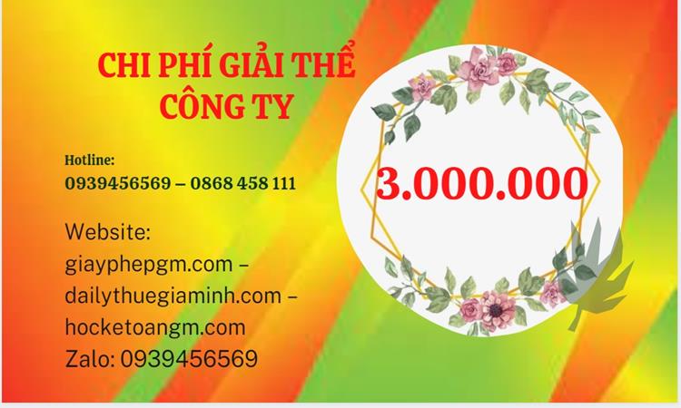  Giải thể công ty cổ phần tại Gia Lai hết bao nhiêu tiền