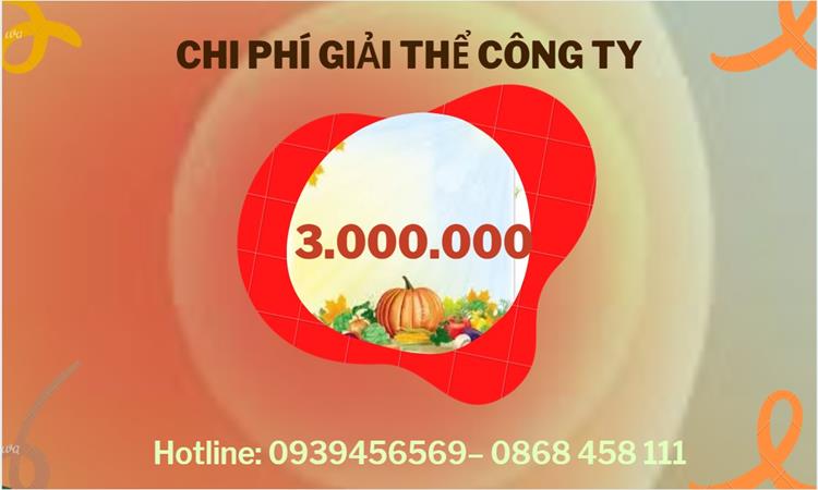  Giải thể công ty cổ phần tại Phú Thọ hết bao nhiêu tiền