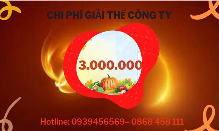  Giải thể công ty cổ phần tại Quận Thốt Nốt hết bao nhiêu tiền