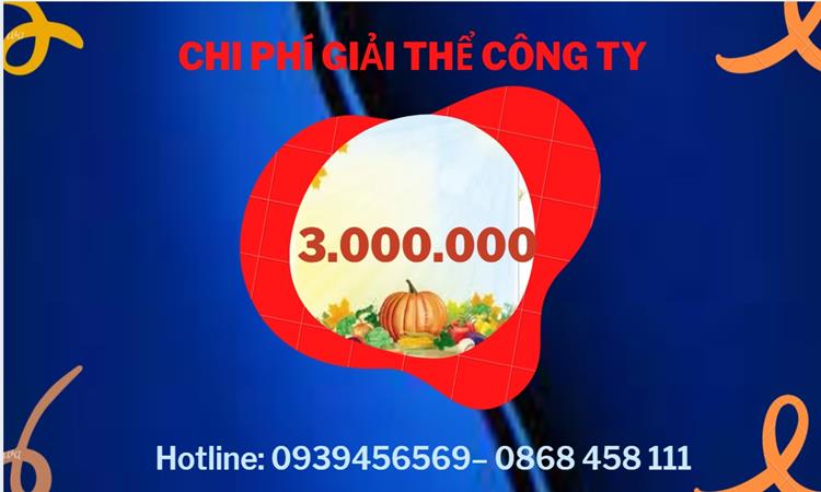Giải thể công ty cổ phần tại Quảng Ngãi hết bao nhiêu tiền
