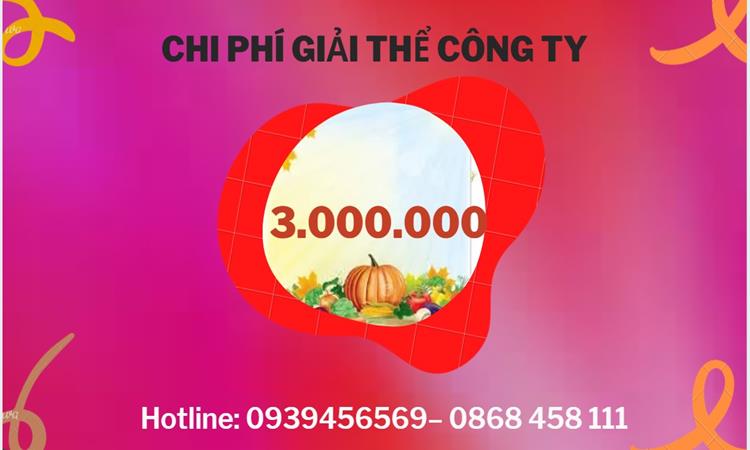  Giải thể công ty cổ phần tại Vĩnh Long hết bao nhiêu tiền