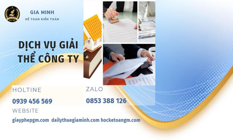 Thủ tục giải thể công ty tại Bắc Kạn uy tín đảm bảo 4 Giải thể công ty tại Bắc Kạn uy tín đảm bảo