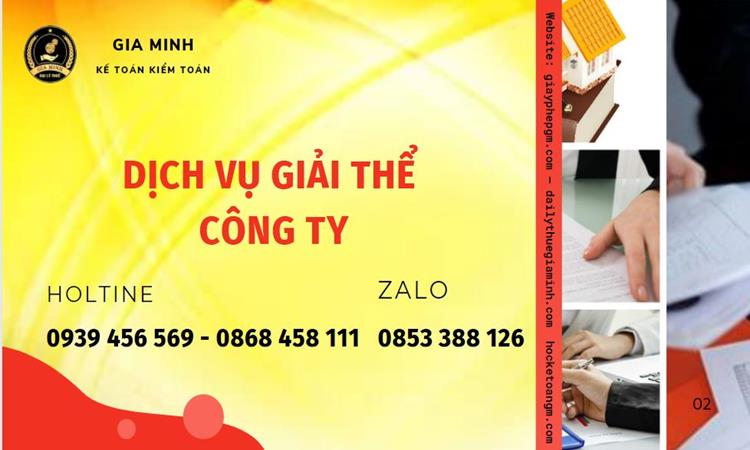 Thủ tục giải thể công ty tại Bắc Ninh uy tín đảm bảo 4 Giải thể công ty tại Bắc Ninh uy tín đảm bảo